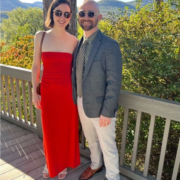 Favorite Daughter Strapless Red Dress - Picture 6 of 6